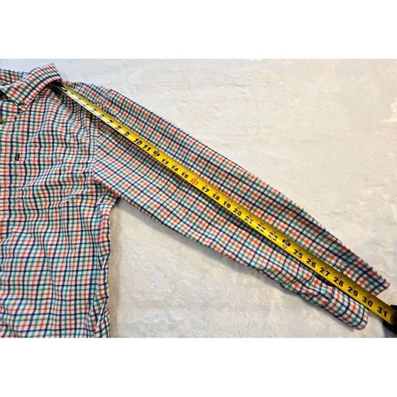 Kavu Lightweight Long Sleeve Plaid Button Up Shirt Dress Mens Sz S‎ Preppy Retro - Picture 8 of 15